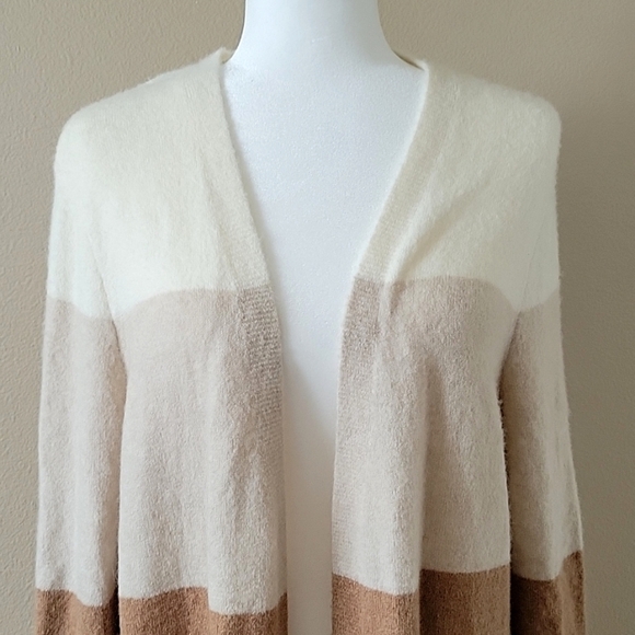 Madewell Womens Kent Colorblock Merino Wool Blend Cardigan Coziest Yarn - Size M - Picture 4 of 11